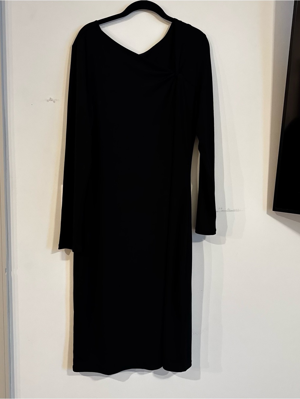 Talbots Classic Black Long-Sleeve Dress